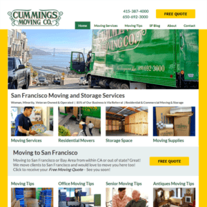 cummings moving company website