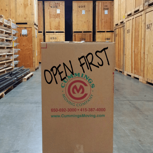 Checklist for “Open First” Box